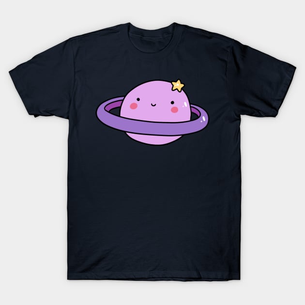 Cute Star Saturn T-Shirt by saradaboru